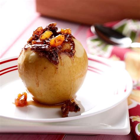 Slow Cooked Stuffed Apples Recipe Taste Of Home