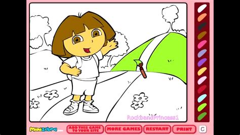 Free Dora Coloring Games Online Coloring Pages For Kids Coloring Wallpapers Download Free Images Wallpaper [coloring837.blogspot.com]