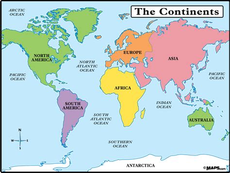English Kids Fun The Continents