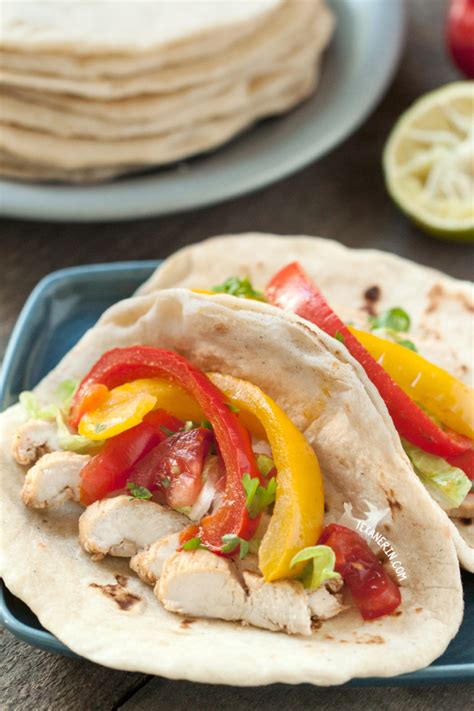 How to cut chicken for fajitas or, maybe we should say how to pound chicken breast, because really, pounding the boneless, skinless chicken breast until it is about an inch thick is what makes this easy chicken fajita recipe work so well. Healthy Chicken Fajitas - Texanerin Baking