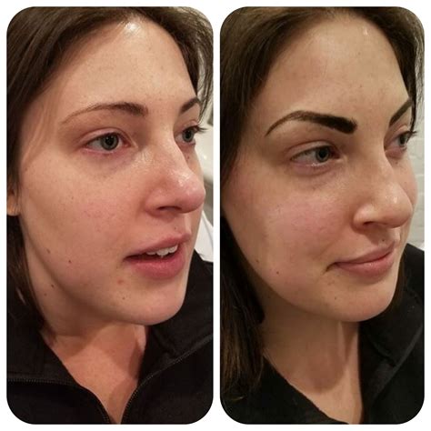 Gorgeous Before And After Microbladed Eyebrows By Ceci Eyebrows