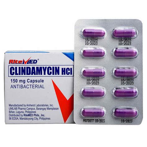 Ritemed Clindamycin Hydrochloride 150mg 1 Capsule Prescription