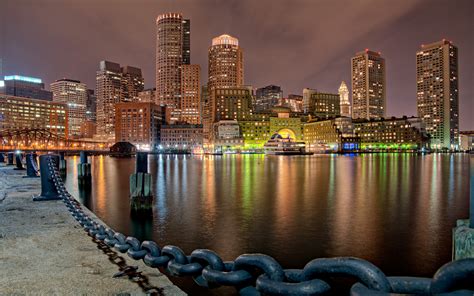 Boston Harbor At Night Pentax User Photo Gallery