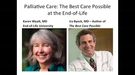 Palliative Care The Best Care Possible At The End Of Life With Ira