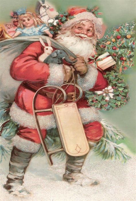 Free Printable Vintage Santa Pictures