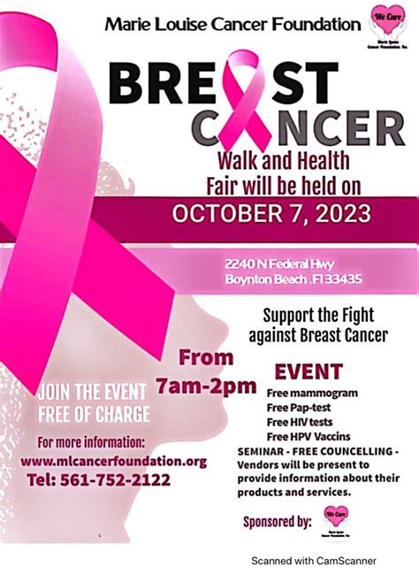 Breast Cancer Walk And Health Fair Sunny 1079