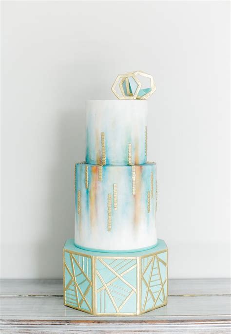 Ethereal Watercolour Inspired Teal And Gold Wedding Ideas Teal