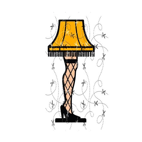 Leg Lamp Svg A Christmas Story Leg Lamp Ralphie Fragile Etsy