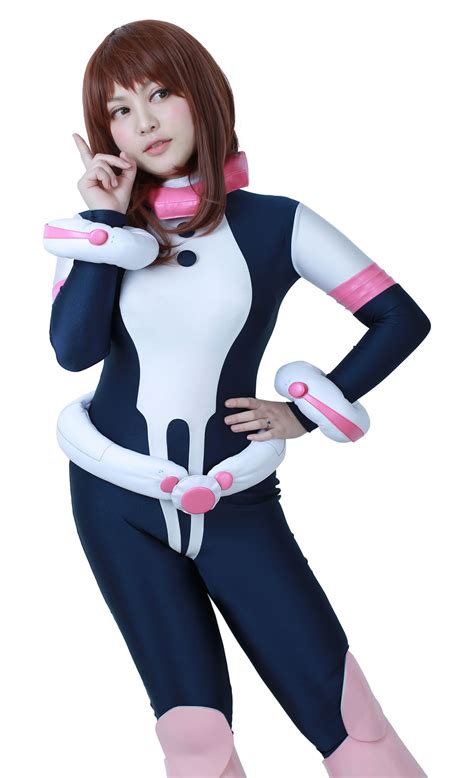 Buy Miccostumes Womens Ochako Uraraka Hero Suit Cosplay Costume Full
