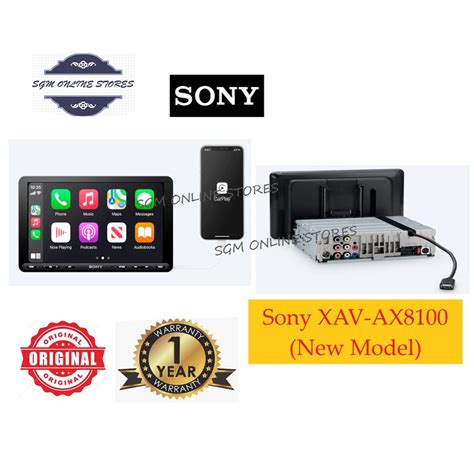 Sony Xav Ax8100 9inch Digital Media Receiver With Apple Carplay