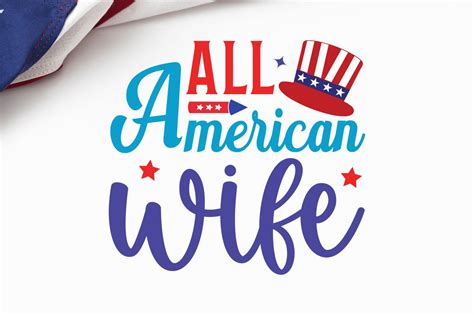 all american wife svg so fontsy