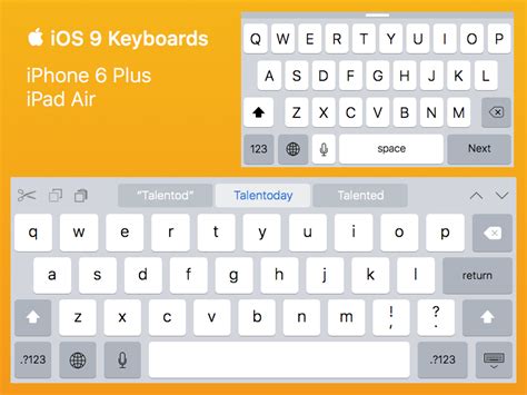They will shape the speed and accuracy with which you use your phone to communicate, and because keyboards can see everything you type from passwords to. iOS 9 Keyboards for iPhone 6 Plus Sketch freebie ...