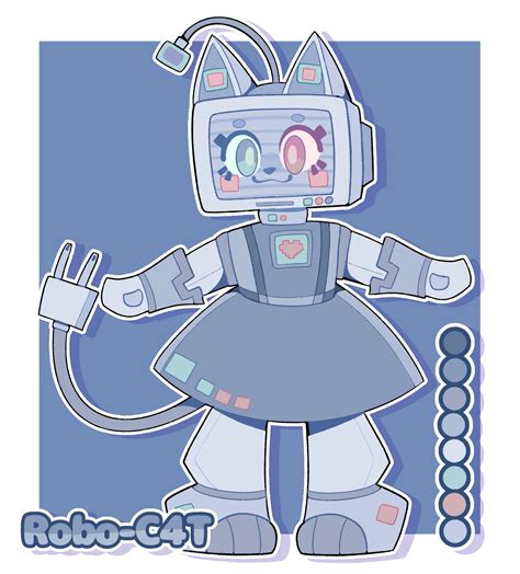 Robo Cat Adopt 12 Closed By R0yalstar On Deviantart