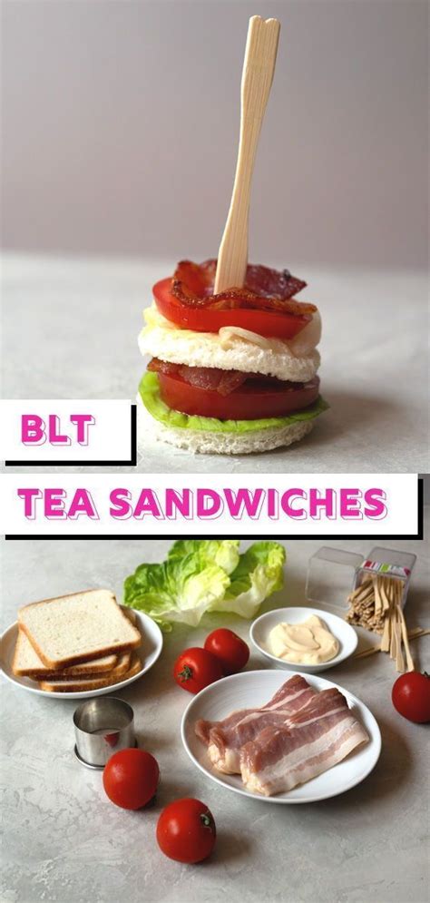 An Adorable Mini Version Of A Bacon Lettuce And Tomato Blt Sandwich