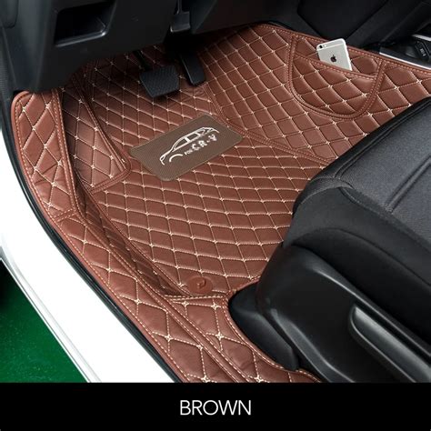 Amazon Custom Fit Luxury Xpe Leather Car Floor Mats 5d Non Slip
