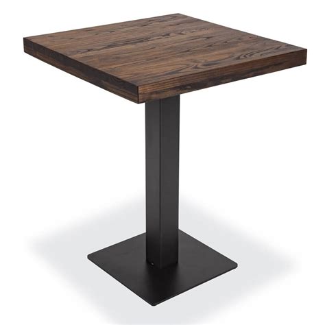 Wood Cafe Table Modern Furniture • Brickell Collection