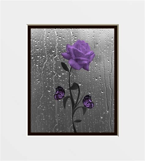 Rustic Purple Gray Wall Artmatted By Littlepiephotoart On Etsy Grey