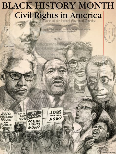 African American Black History Month Civil Rights In America