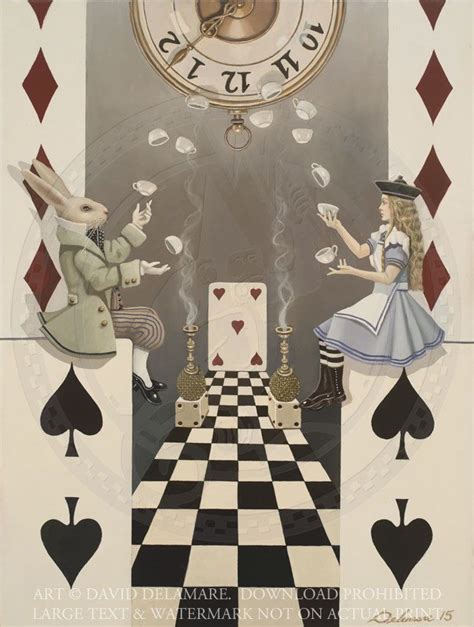 The Jabberwocky Poem Alice In Wonderland Large Giclée Art Print David
