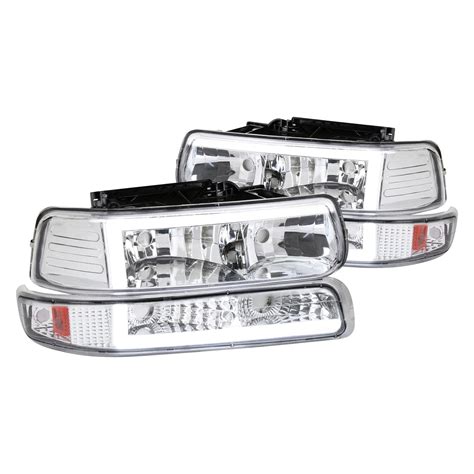 Spec D® 2lblh Siv99 G3 Rs Chrome Led Drl Bar Headlights With Turn