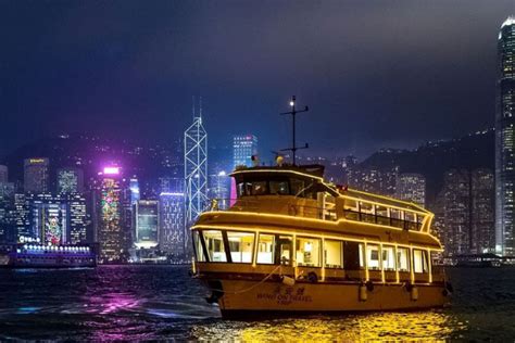 Victoria Harbour Night Symphony Of Lights Cruise Budget Tours At