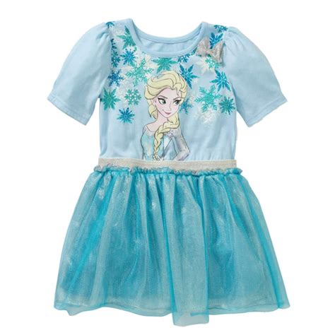 Disney Frozen Disney Frozen Toddler Girls Blue Sparkle Queen Elsa