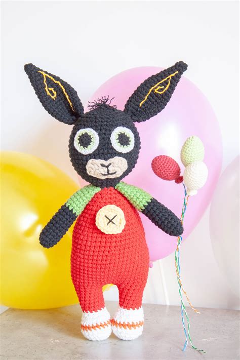 Bing Bunny Crochet Bing Pattern Amigurumi Bing Crochet Etsy