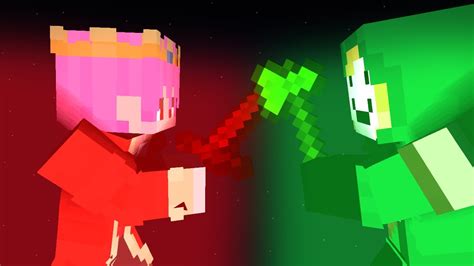 Dream Vs Technoblade Minecraft Fight Animation Test Youtube