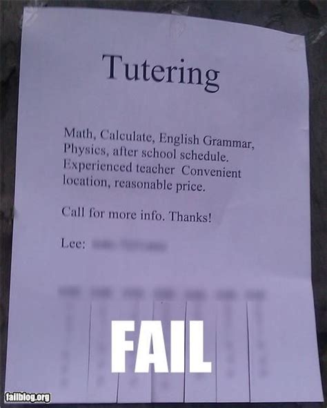 Tutoring Fail Funny Grammar Mistakes Grammar Memes Grammar Humor