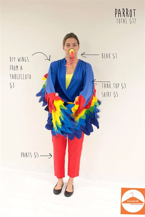 Lots of inspiration, diy & makeup tutorials and all accessories you need to create your own diy parrot costume for halloween. Pin on DIY Halloween Costume