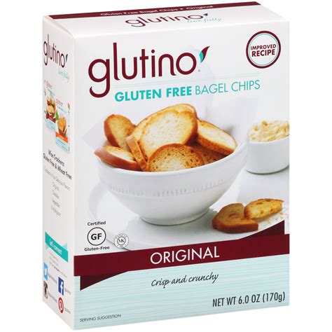 Glutino Gluten Free Bagel Chips Original 6 0 Oz Walmart Com