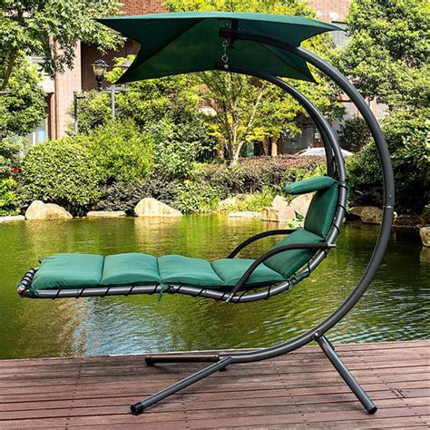 Garden Swing Hanging Dream Chair Lounger Chaise Arc Stand Air Porch