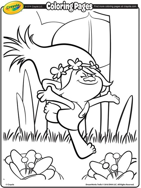 Monkey around draw fun monkeys with curvy arms. Trolls, Poppy on crayola.com | Poppy coloring page ...