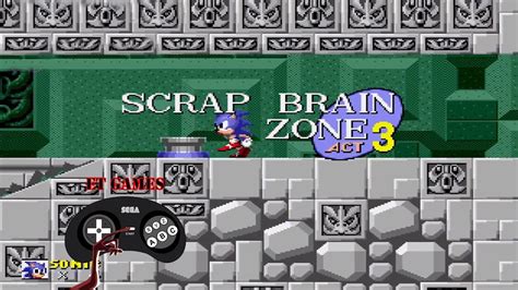 sonic the hedgehog scrap brain zone 3 youtube
