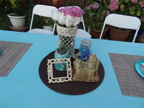 Beach Themed Grad Party With Great And Inexpensive Pieces Some Hand