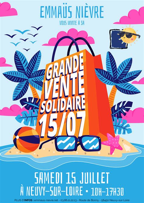 Grande vente solidaire BRIC EMMAÜS NEUVY SUR LOIRE Emmaüs Nièvre