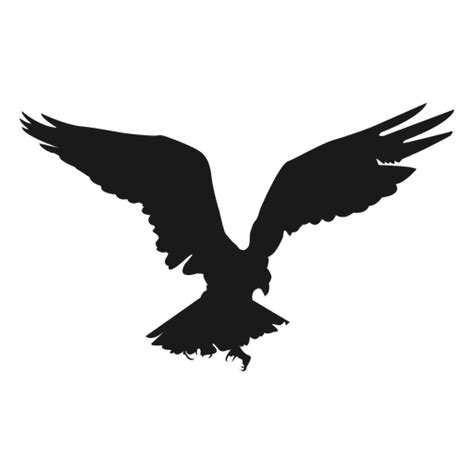 Águila Pájaro Volando Silueta Descargar Pngsvg Transparente