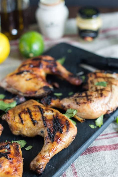 Let the chicken marinate for at least 4 hours or overnight. Delights of Dijon — Grilled Chicken with Lemon-Harissa ...