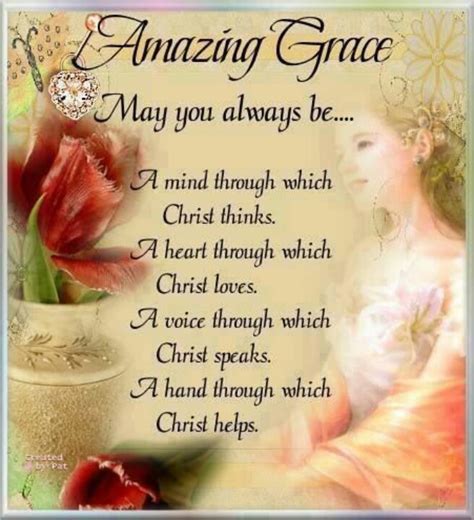 Amazing Grace Inspirational Poems Amazing Grace Christian Quotes