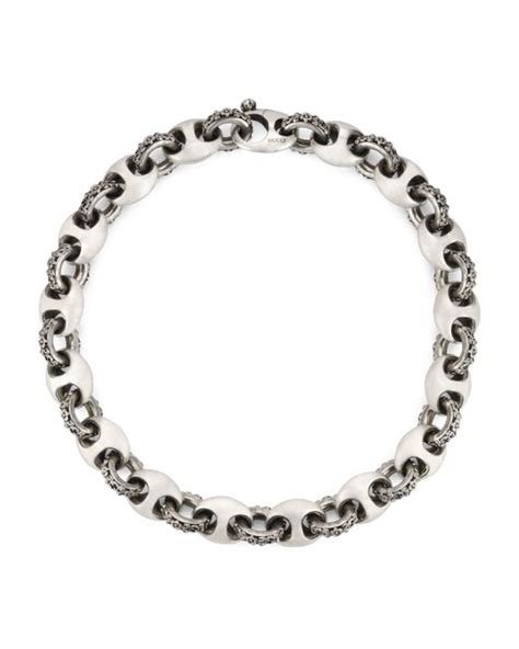 Gucci Interlocking G Marina Chain Necklace In Metallic Lyst