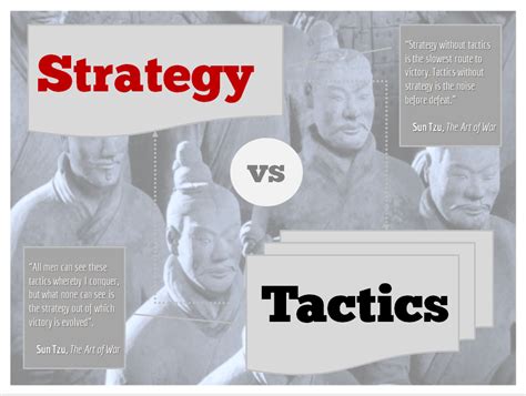 Strategy Vs Tactics How To Use Them Effectively
