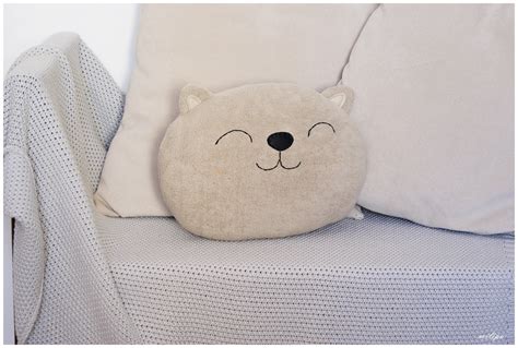 Cat Pillow Kitty Pillow Decorative Pillow Kids Room Decor Baby Room