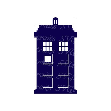 Dr Who Tardis Svg Dxf Png Pdf  Eps Vector Files Doctor Who Svg