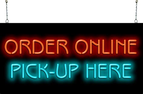Order Online Pick Up Here Neon Sign Fg 35 97 Jantec Neon