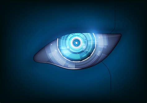 Eye Of The Robot Futuristic Hud Interfacevector Illustration 1777819