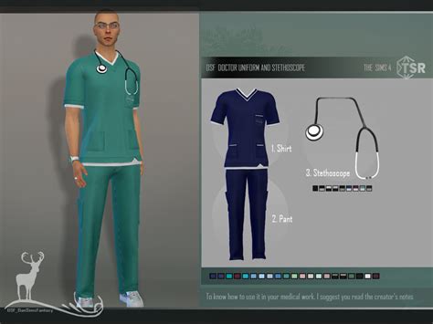 Sims 4 Doctor Uniform