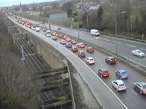 Live Manchester Breaking News Two Lanes Closed On M602 Westbound Following Multiple Vehicle