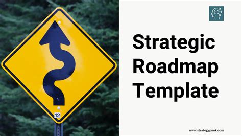 Navigate The Road To Success Strategic Roadmap Template Free Powerpoint