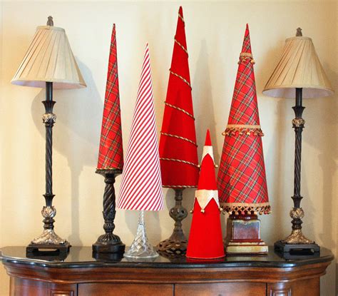 Crafter On A Budget Cone Shaped Christmas Tree Decor