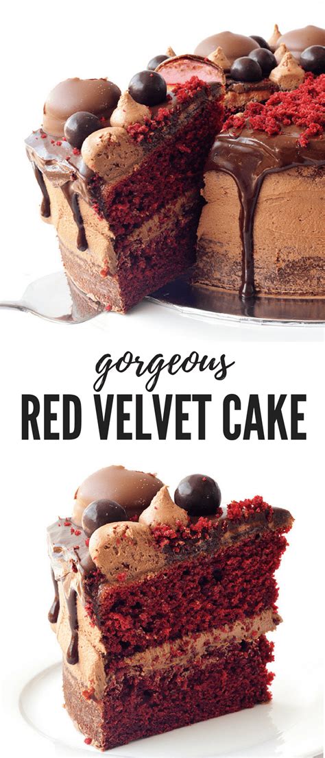 Why are we so obsessed with red velvet cake? Red Velvet Layer Cake with Chocolate Frosting - Sweetest Menu